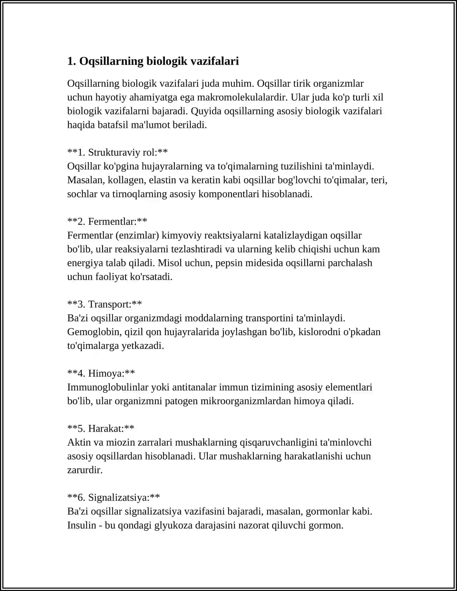 ASOSIY OZUQAVIY MODDALAR -OQSILLAR YOĞLAR KARBONSUV VA MINERAL MODDALARNING BIOLOGIK ROLI VA ASOSIY MANBALAR 4