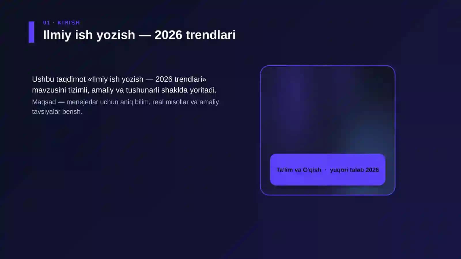 Ilmiy ish yozish — 2026 trendlari 4