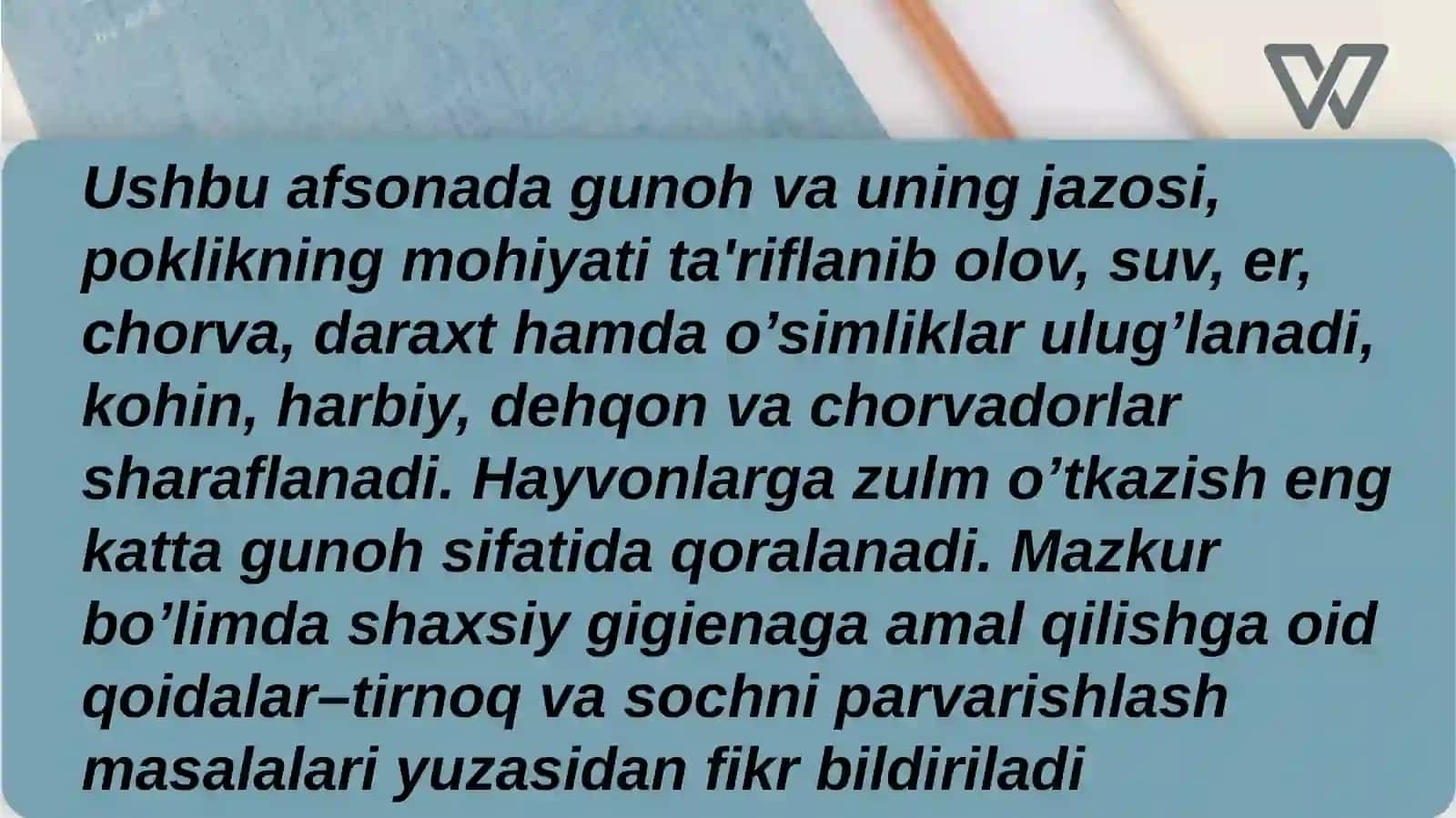Avestodagi pedagogik qarashlar 4