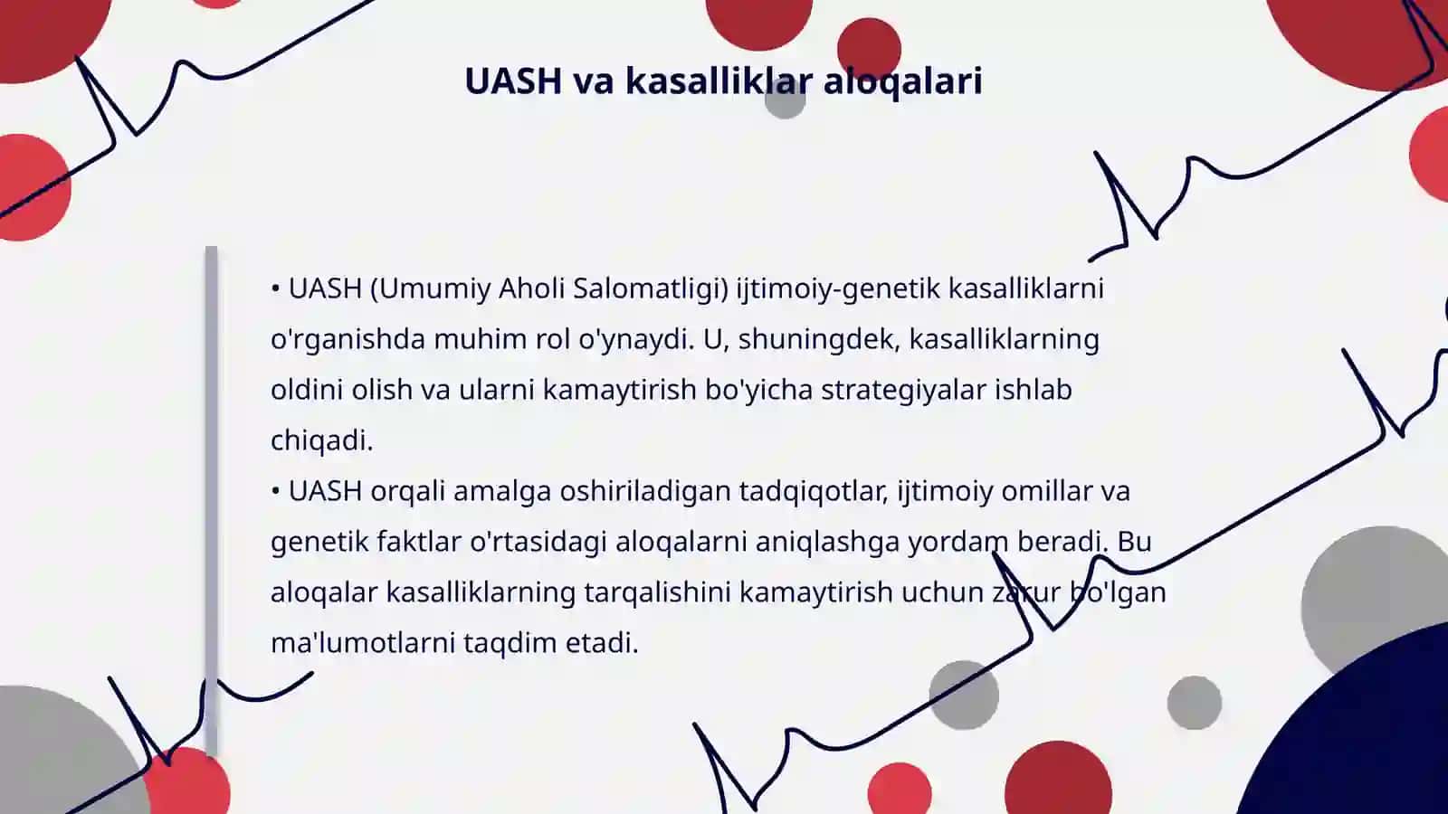 Ijtimoiy-genetik kasalliklarni o'rganish 4