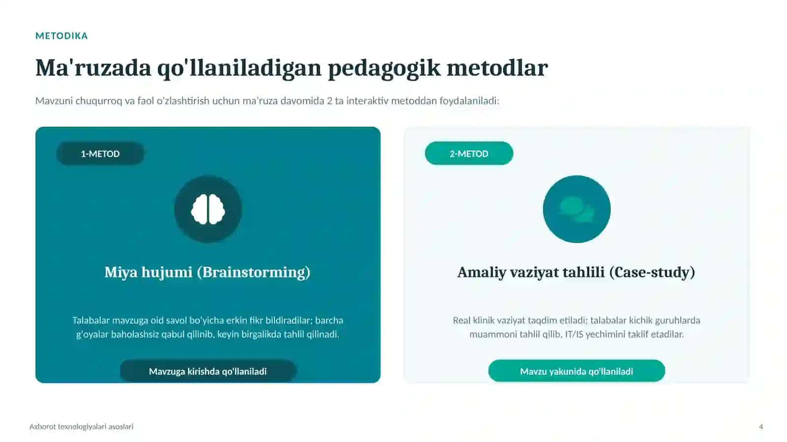 MA'RUZA UCHUN MANBALAR 4