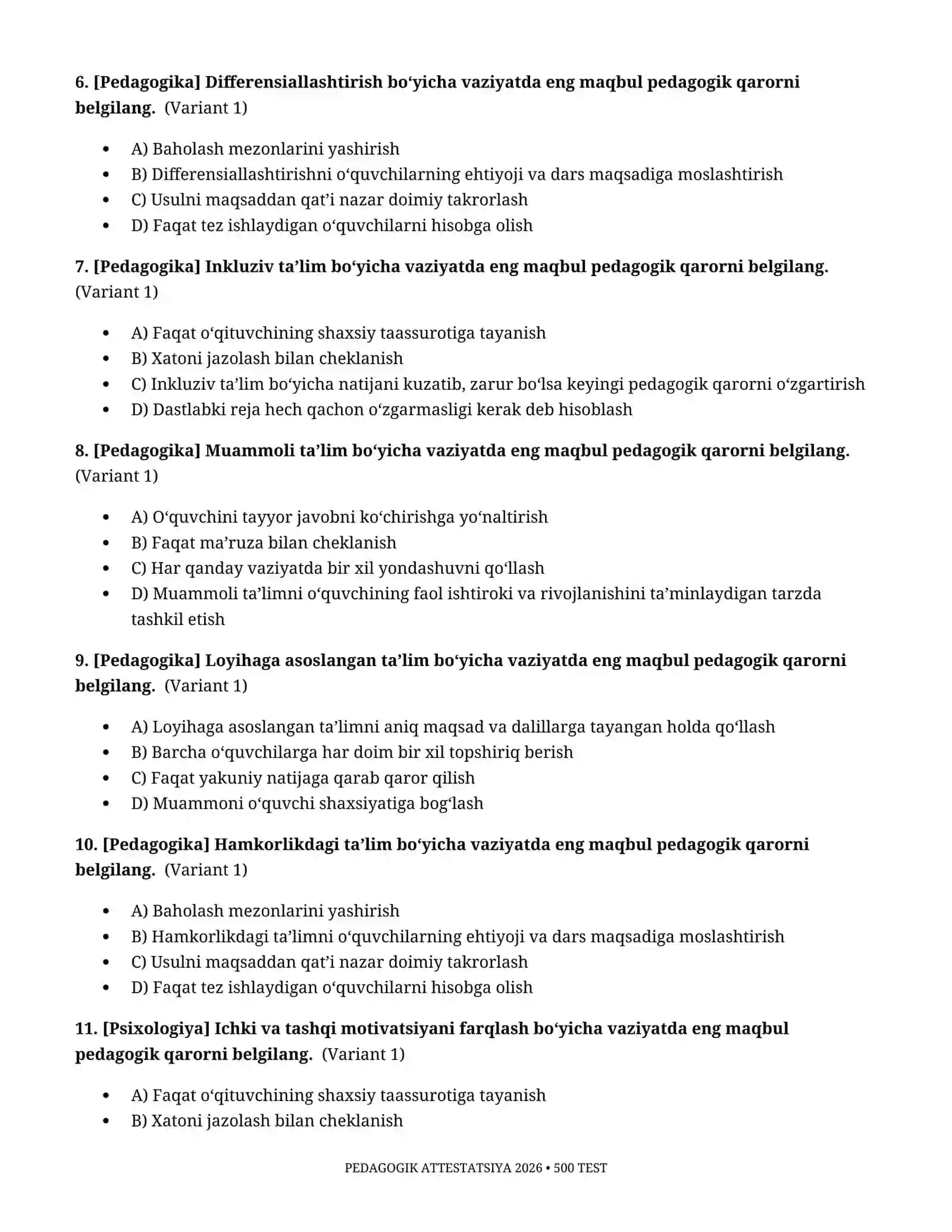 PEDAGOGIK ATTESTATSIYA 2026 4