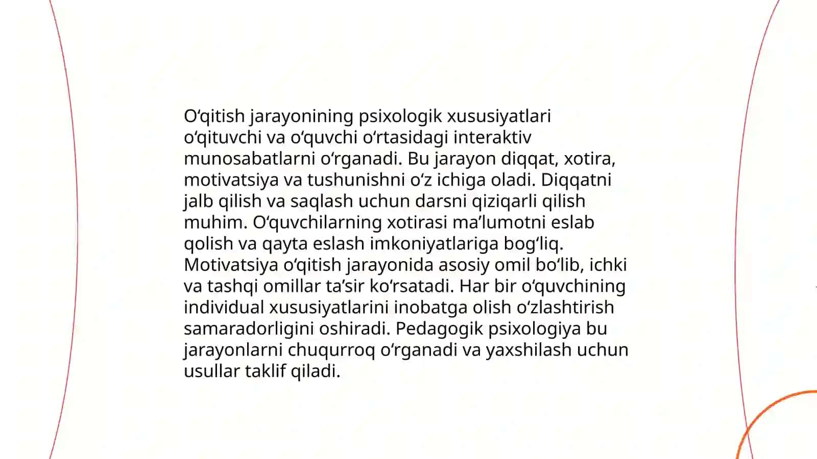 Ta'lim va tarbiya psixologiyasi 4