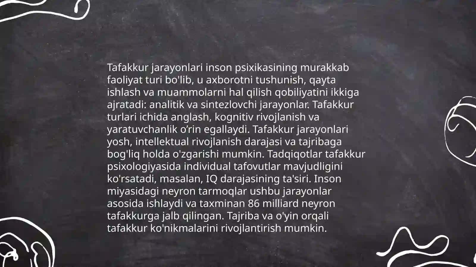 Tafakkur psixologiyasining nazariy asoslari 4