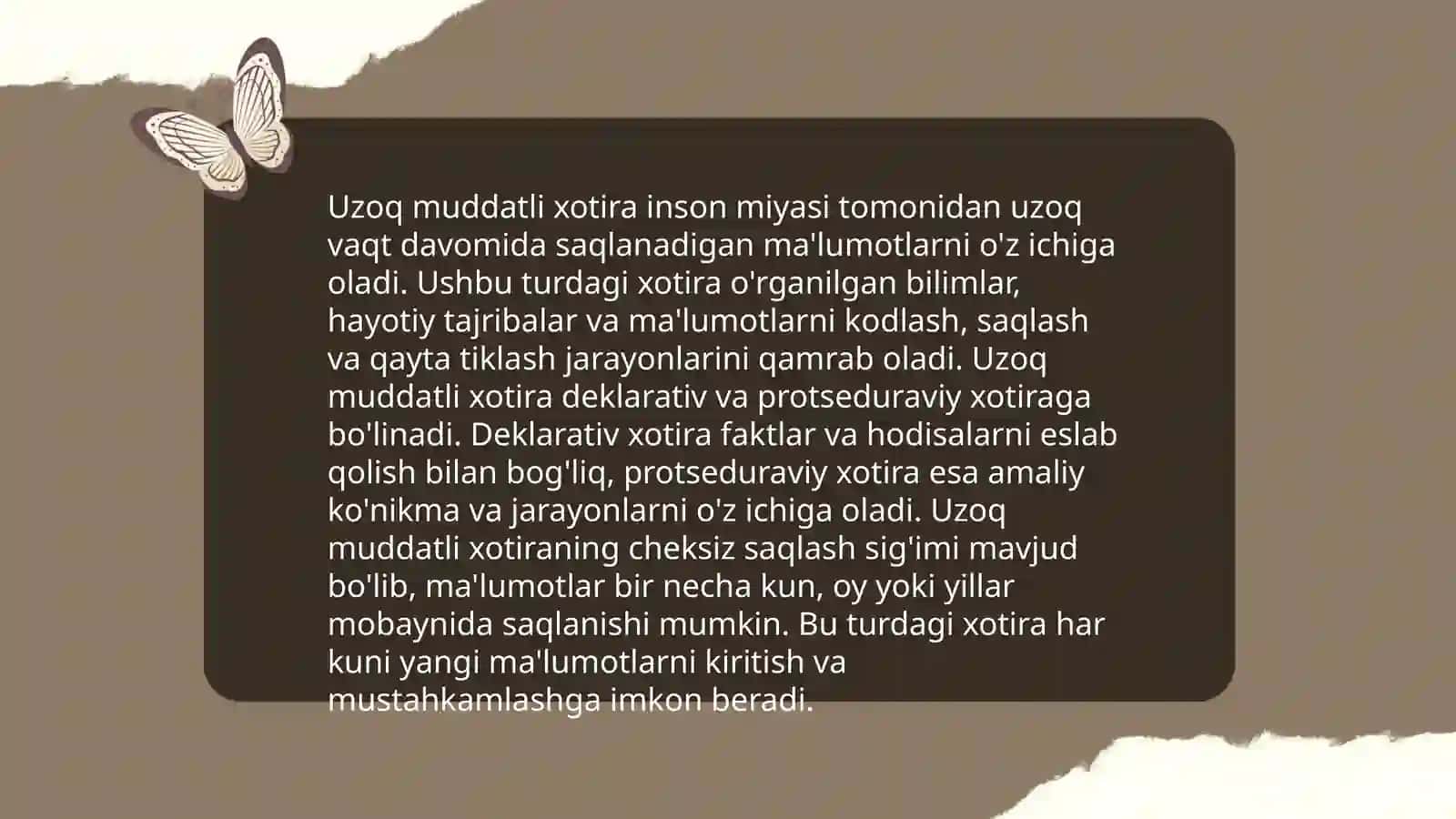 Qisqa muddatli xotira 4
