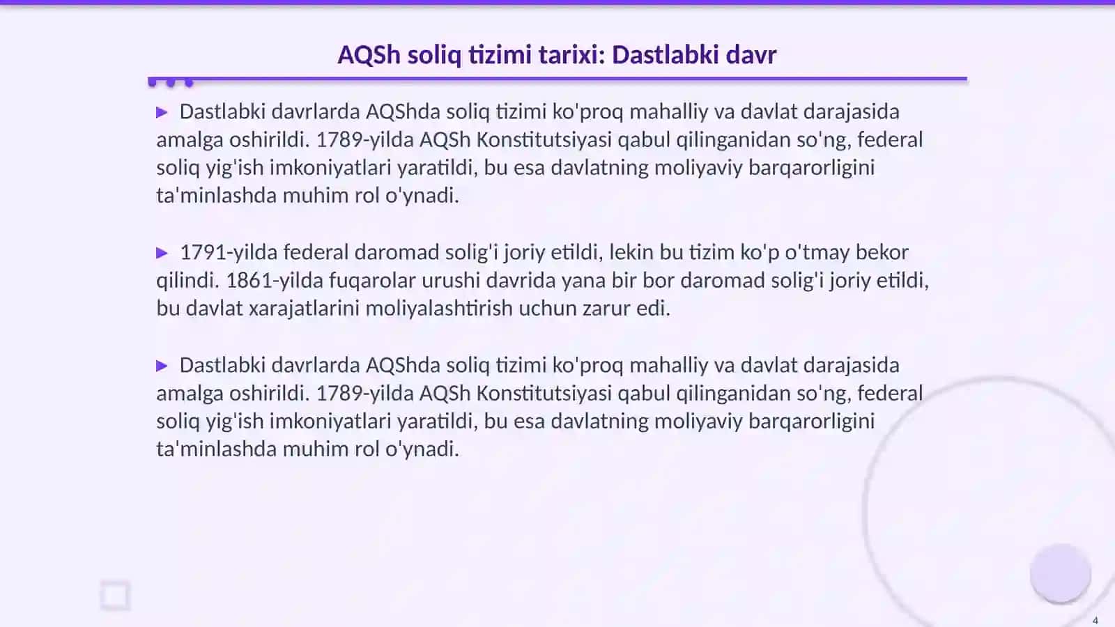 AQSh soliq tizimi 4