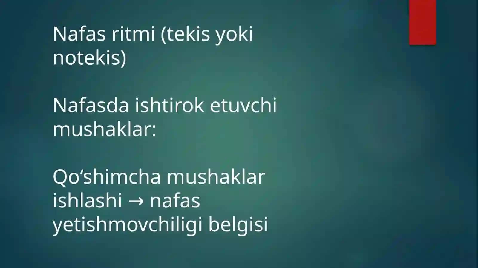 O'pka funktsiyasini tekshirish 4