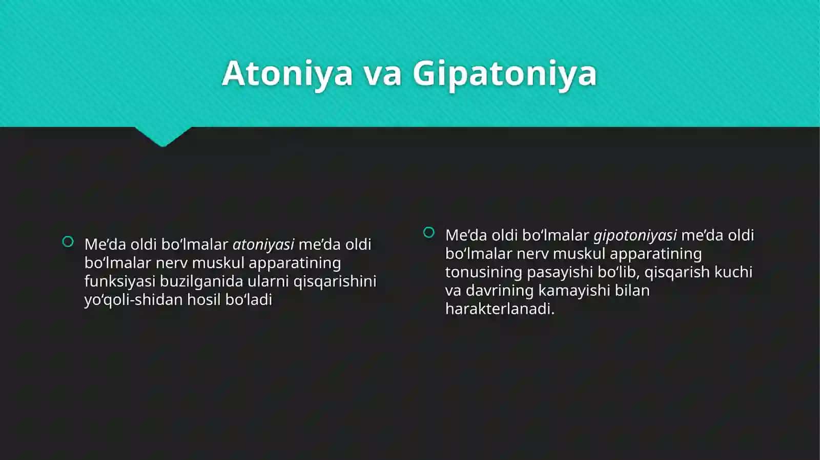 Kavsh qaytaruvchi hayvonlarning me'da oldi bo'limlarida ozuqa hazmining buzilishi 4