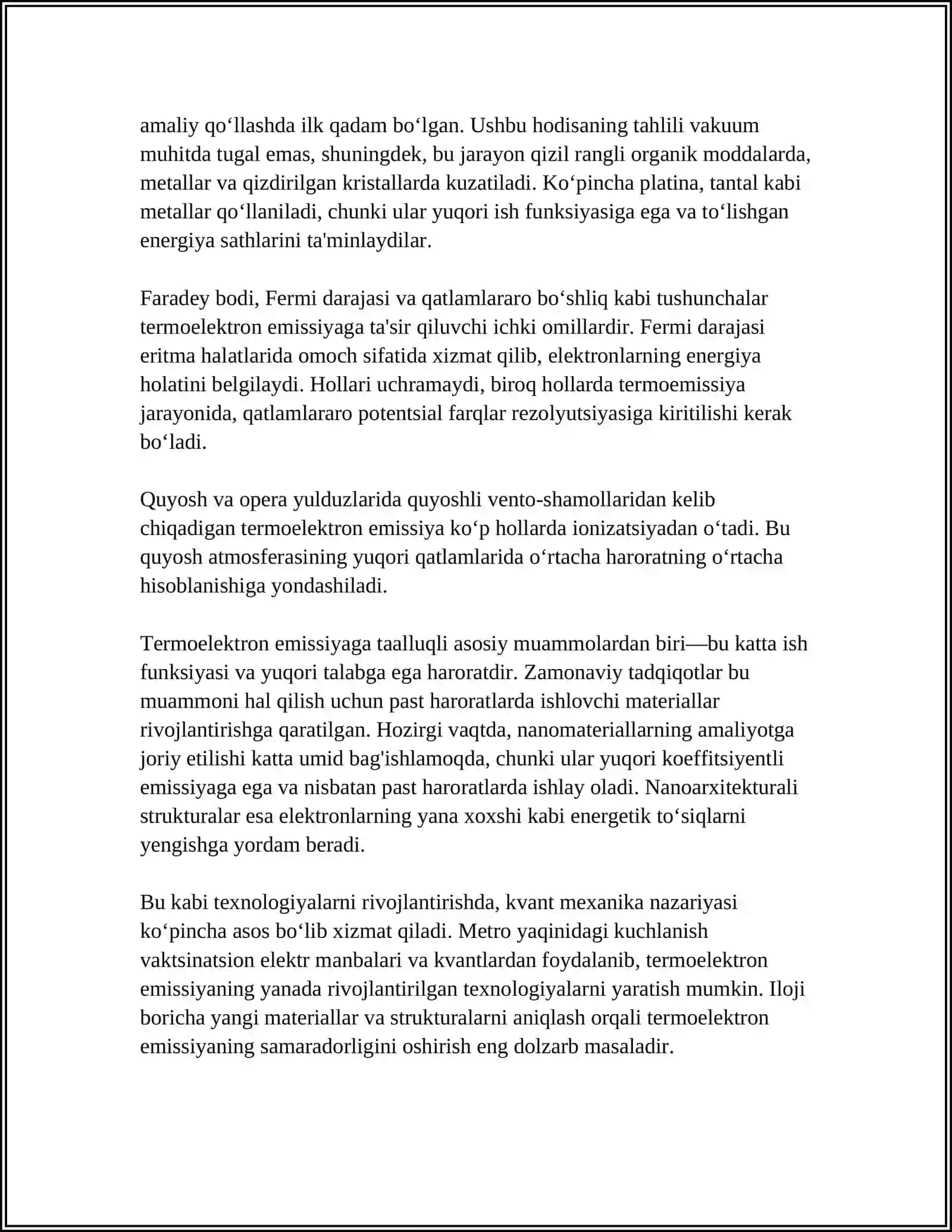 TERMO ELEKTRON EMISSIYASI HODISASI 4