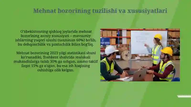Mehnat unumdorligini oshirish yo'llari 4