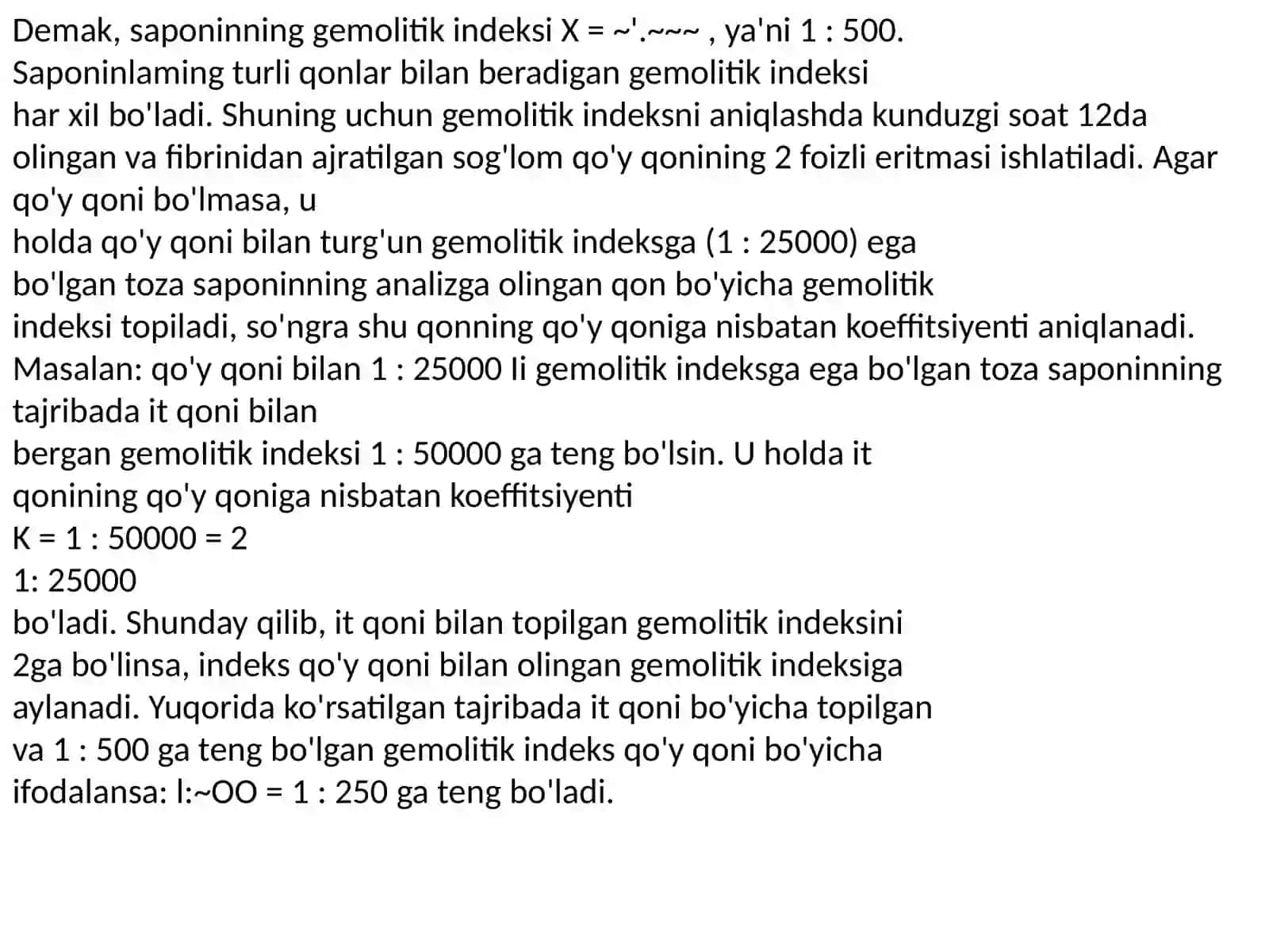 Saponinlarni gemolitik indeksini aniqlash. Manchjutiya aralya o'simligi 4