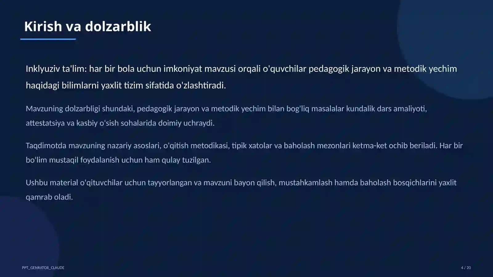 Inklyuziv ta'lim: har bir bola uchun imkoniyat 4