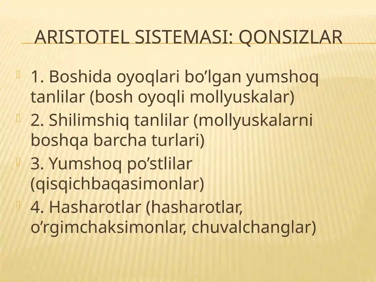 Zoologiyafanining tarmoqlari 4