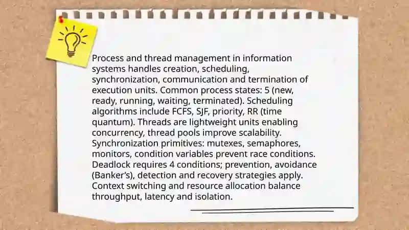 Operating systems in Information systems 4