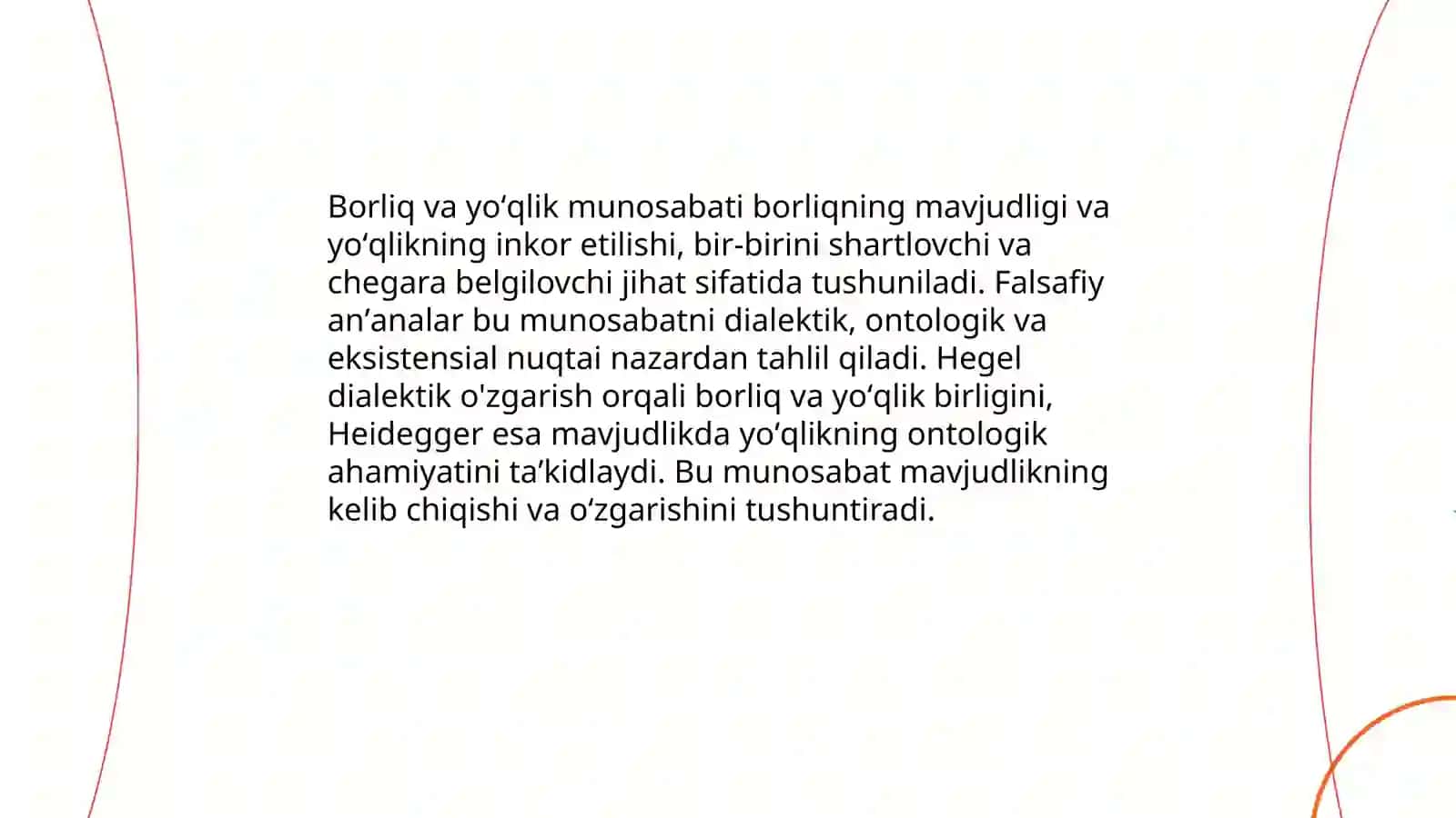 Borliq va rijlanish falsafasi 4
