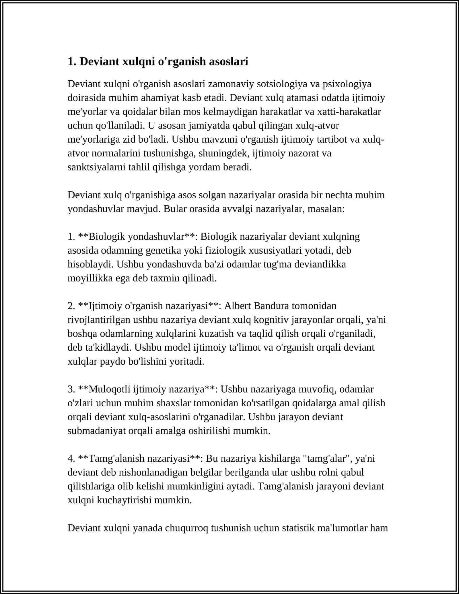 DEVYANT XULQ ATVOR TUSHUNCHASI 4