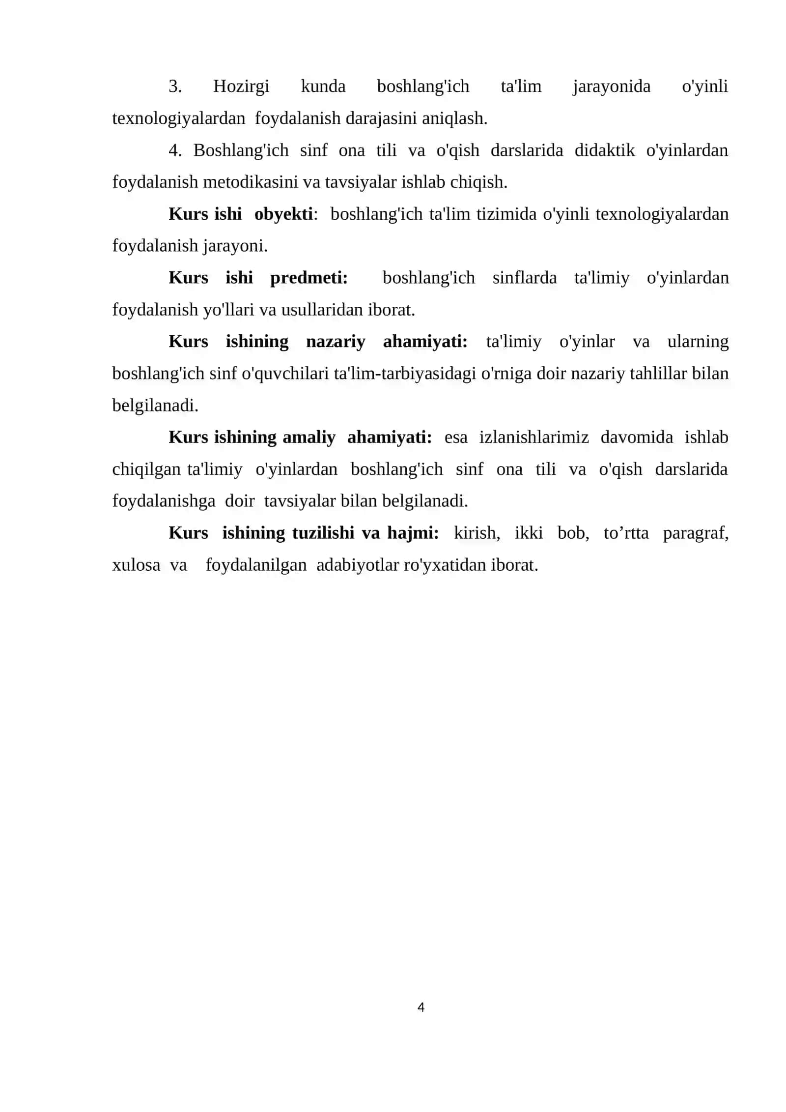 1-SINF SAVODGA O’RGATISH DAVRIDA O’YINLI TEXNOLOGIYALARDAN FOYDALANISH 4