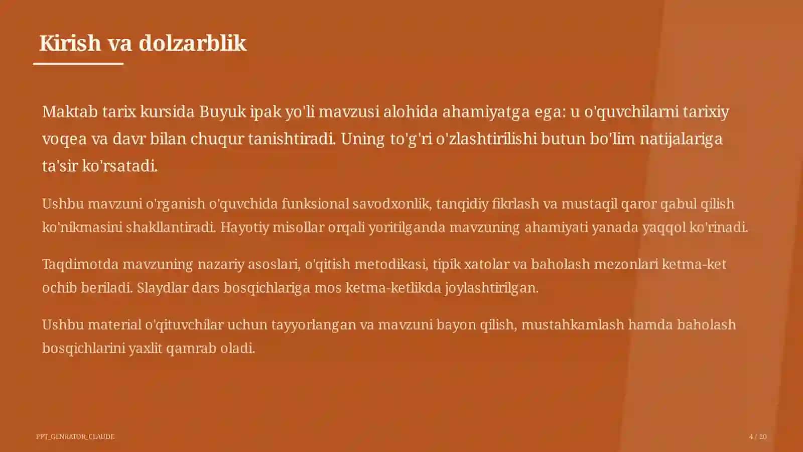 Buyuk ipak yo'li (5-sinf) 4