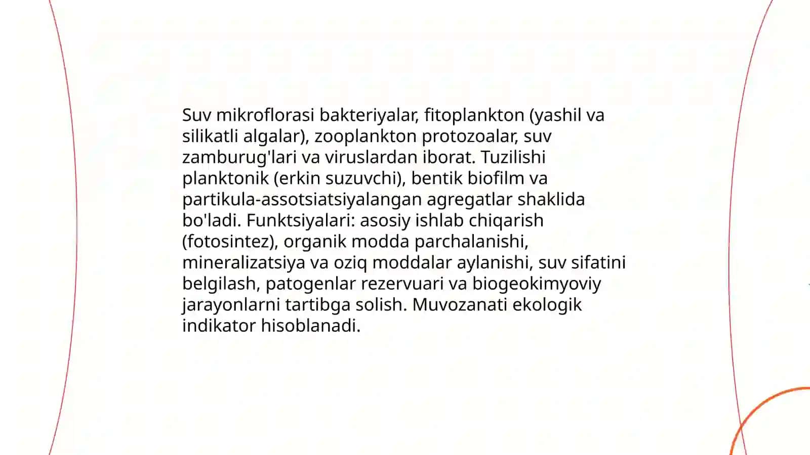 Mikroorganizmlar ekologiyasi 4