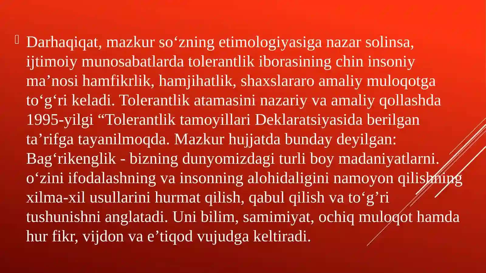 O'zbekistonda tolerantlik va millatlararo totuvlikni ta'minlashning tarixiy ildizlari va demokratik ildizlari 4