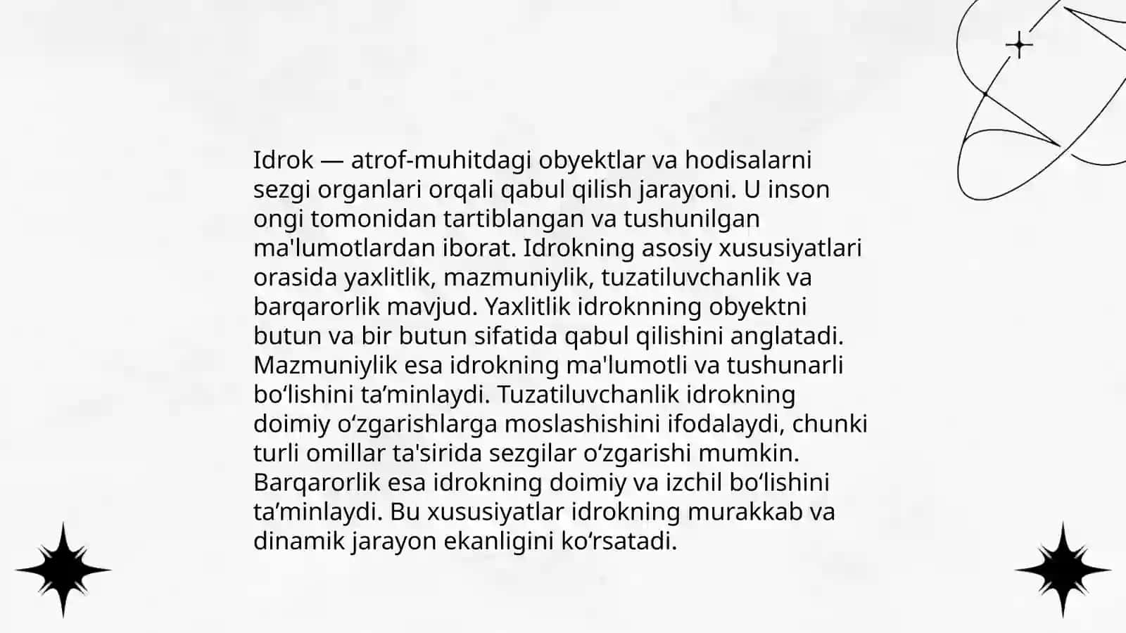 Psixik jarayonlarning vujudga kelishi 4
