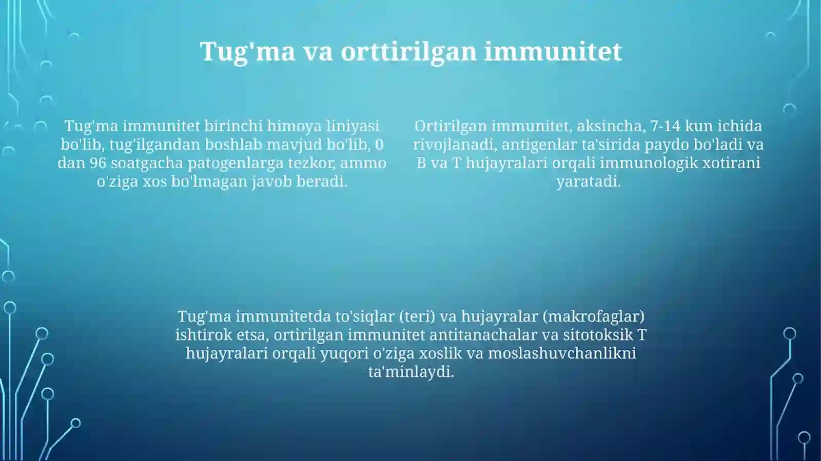 Organizimning immuntizimi 4
