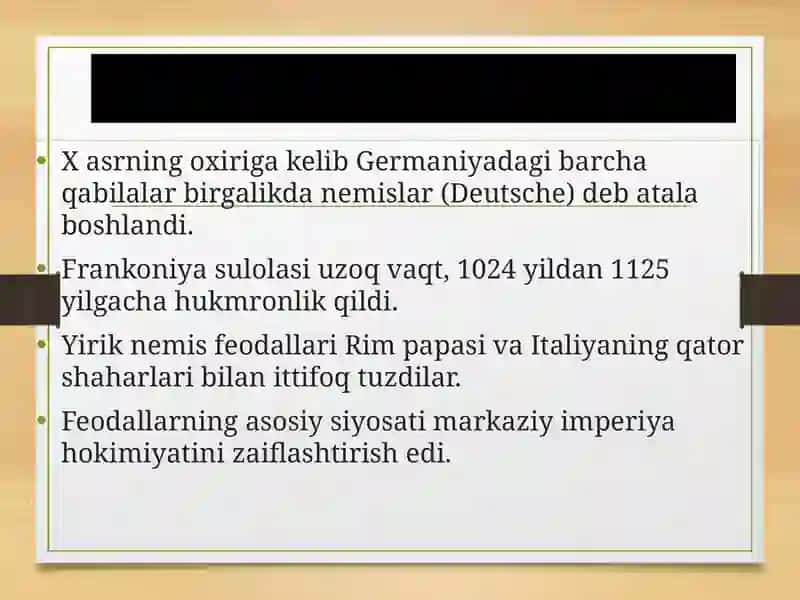 Germaniya davlatchiligining rivojlanishi 4