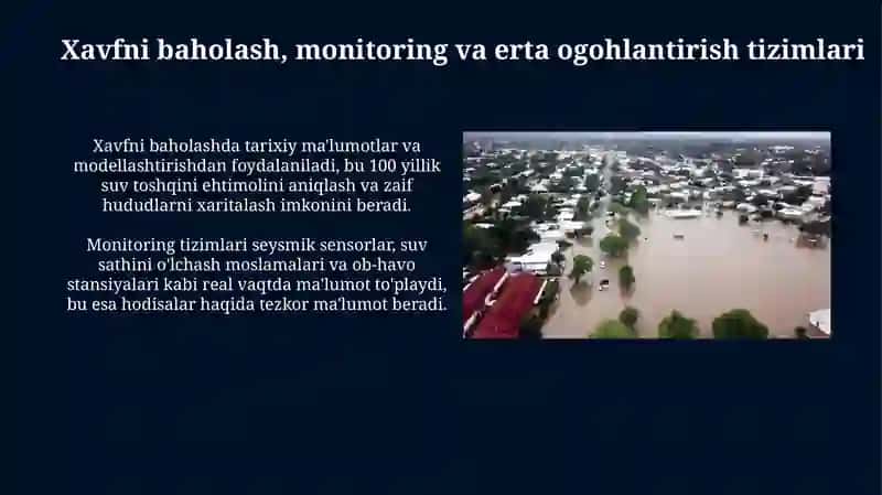 Tabiiy ofatlarning oldini olish va oqibatlarini bartaraf etishga qaratilgan choratadbirlar 4