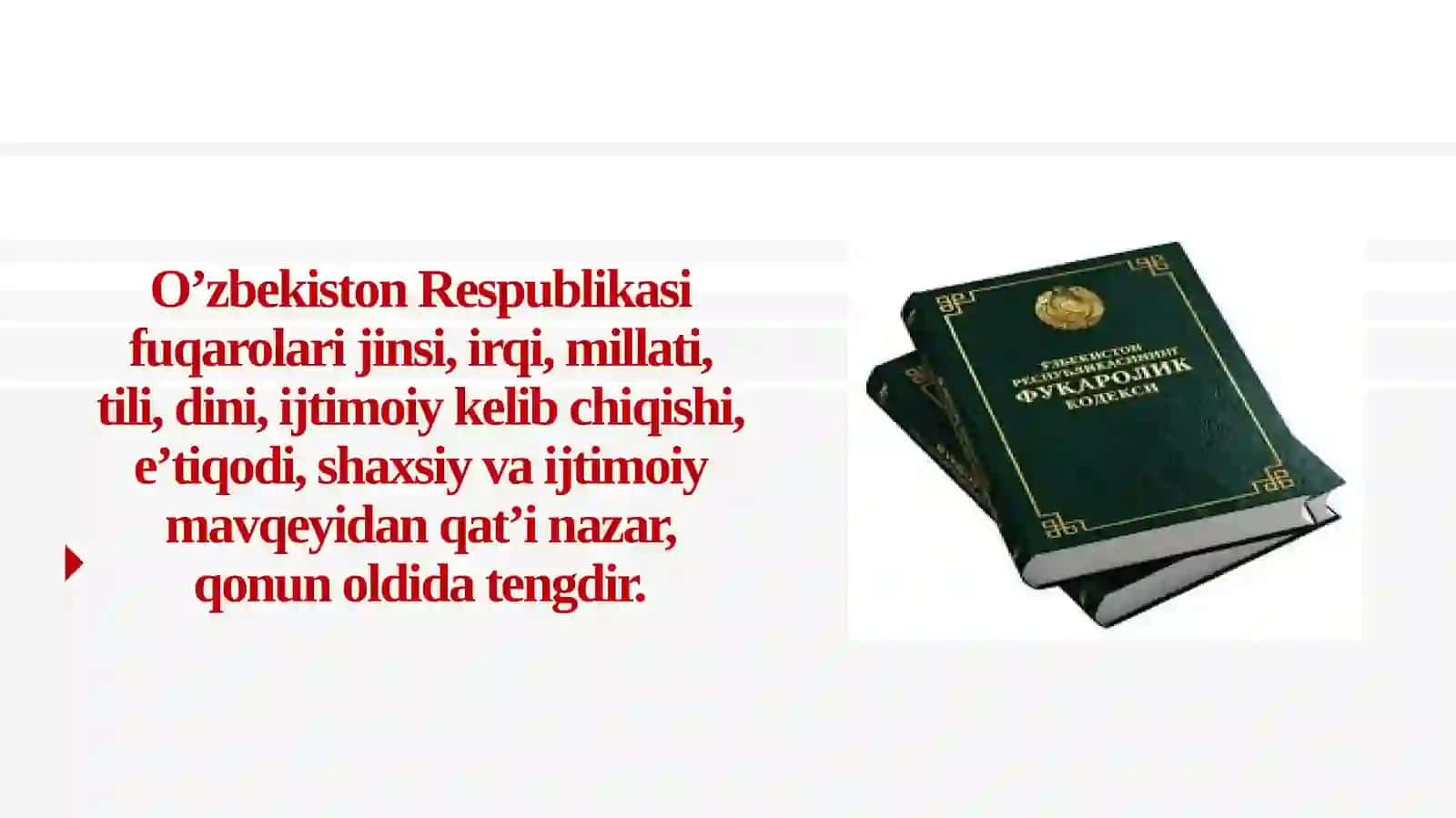 O’ZBEKISTON RESPUBLIKASIDAGI FUQAROLIK 4