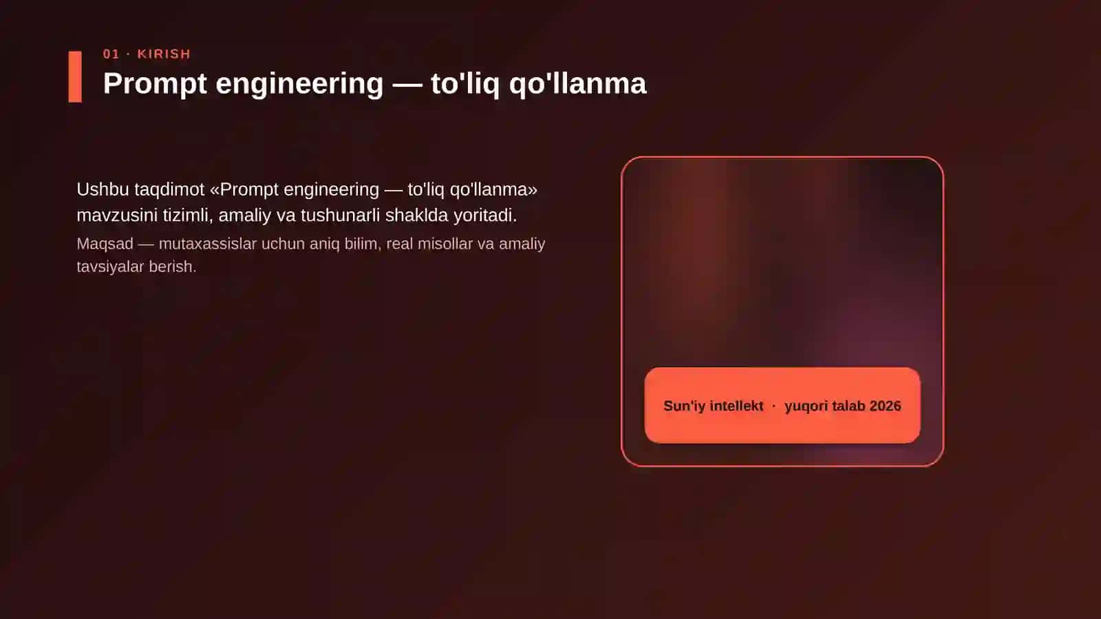 Prompt engineering — to'liq qo'llanma 4