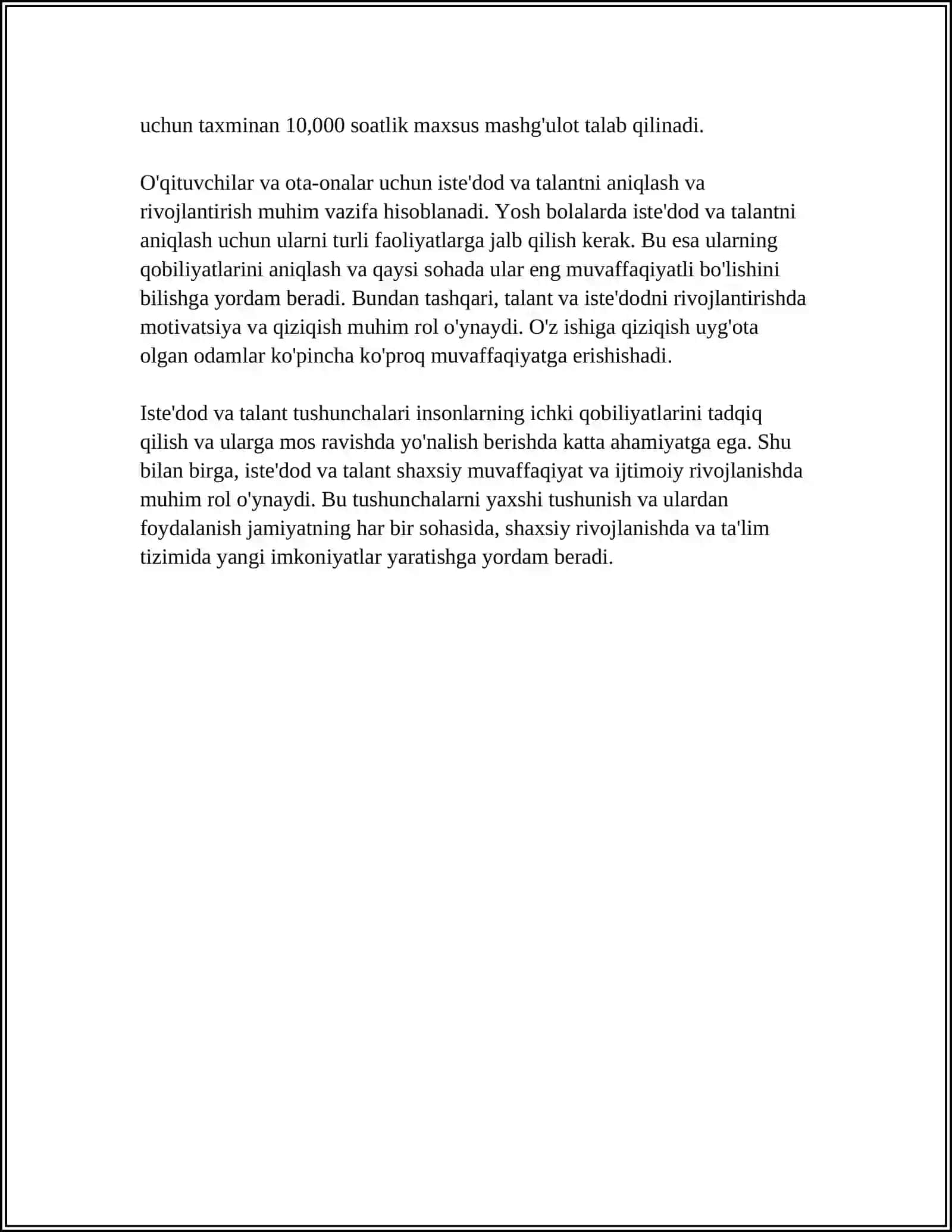 PSIXOLOGIYADA ISTEʼDOD VA TALANTNING OʻZIGA XOS XUSUSIYATLARI 4