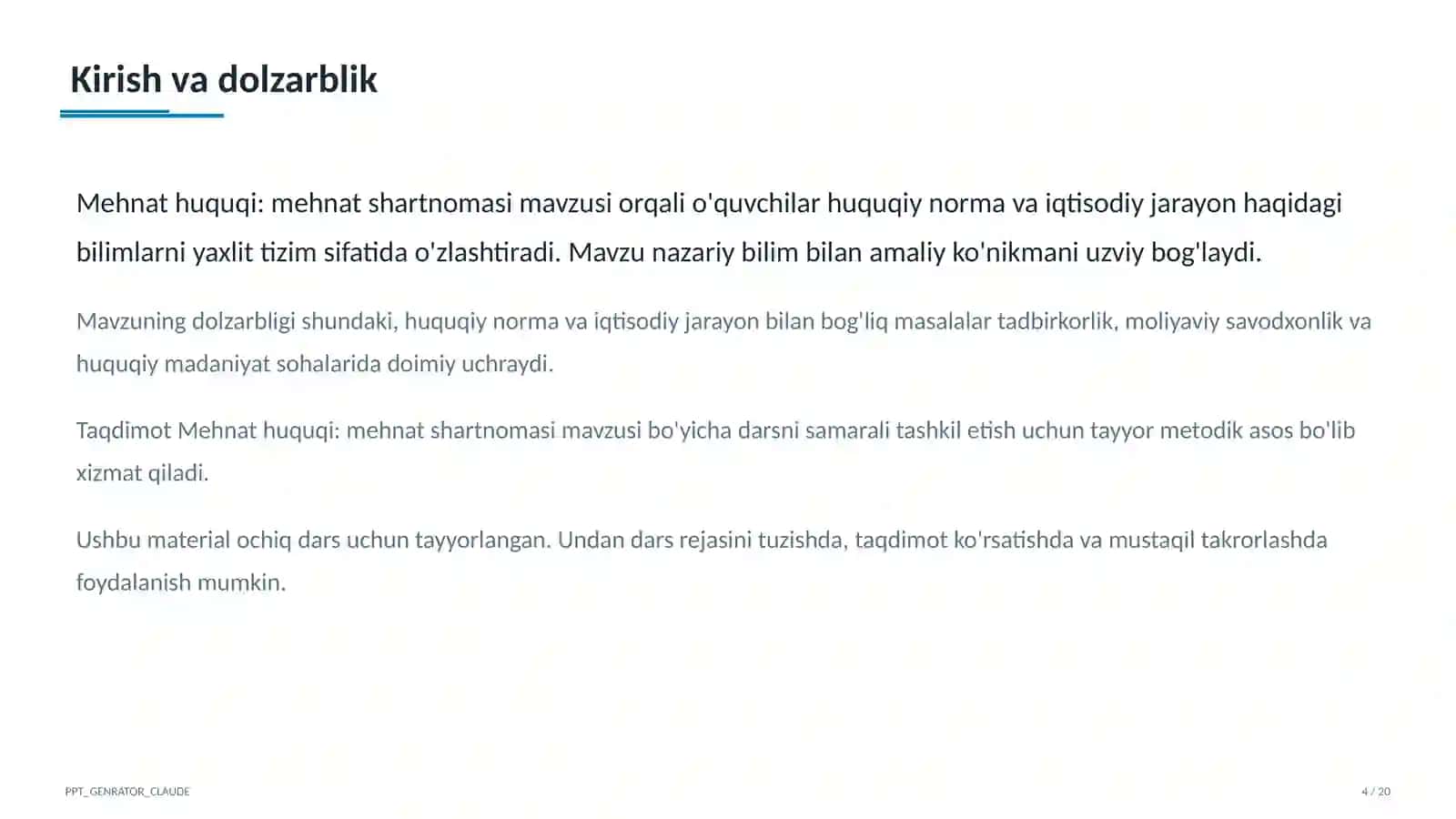 Huquq va iqtisodiyot asoslari (9–11) 4