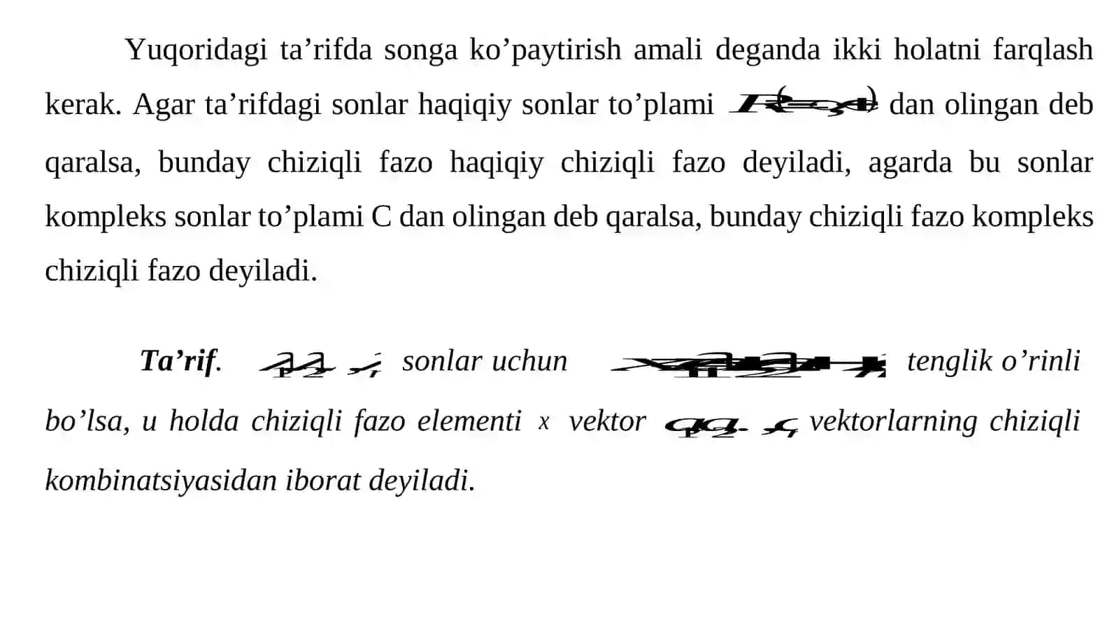 Vektor  fazo tushunchasi 4