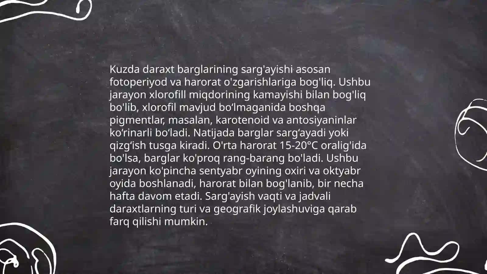 Kuz haqida 4