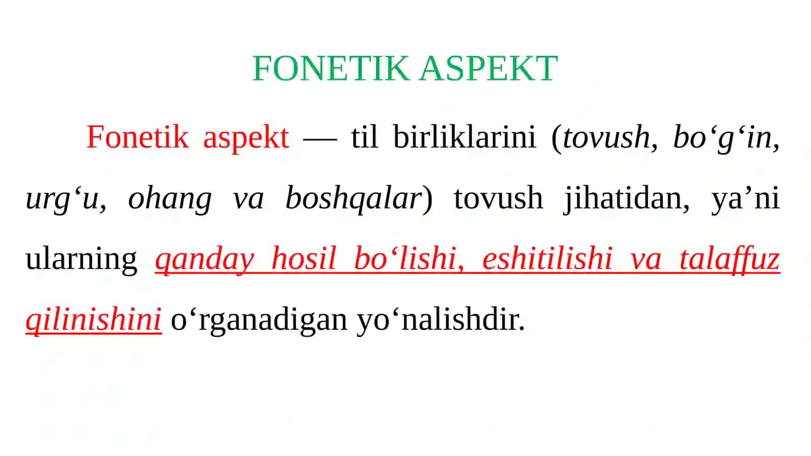 FONETIK ASPEKTLAR 4