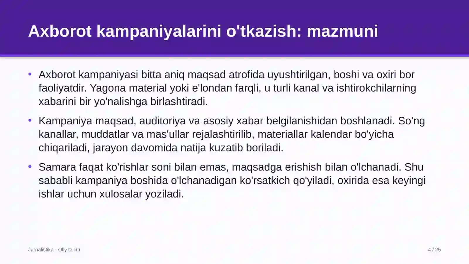 Avtovokzallarda axborot kampaniyalarini o'tkazish 4