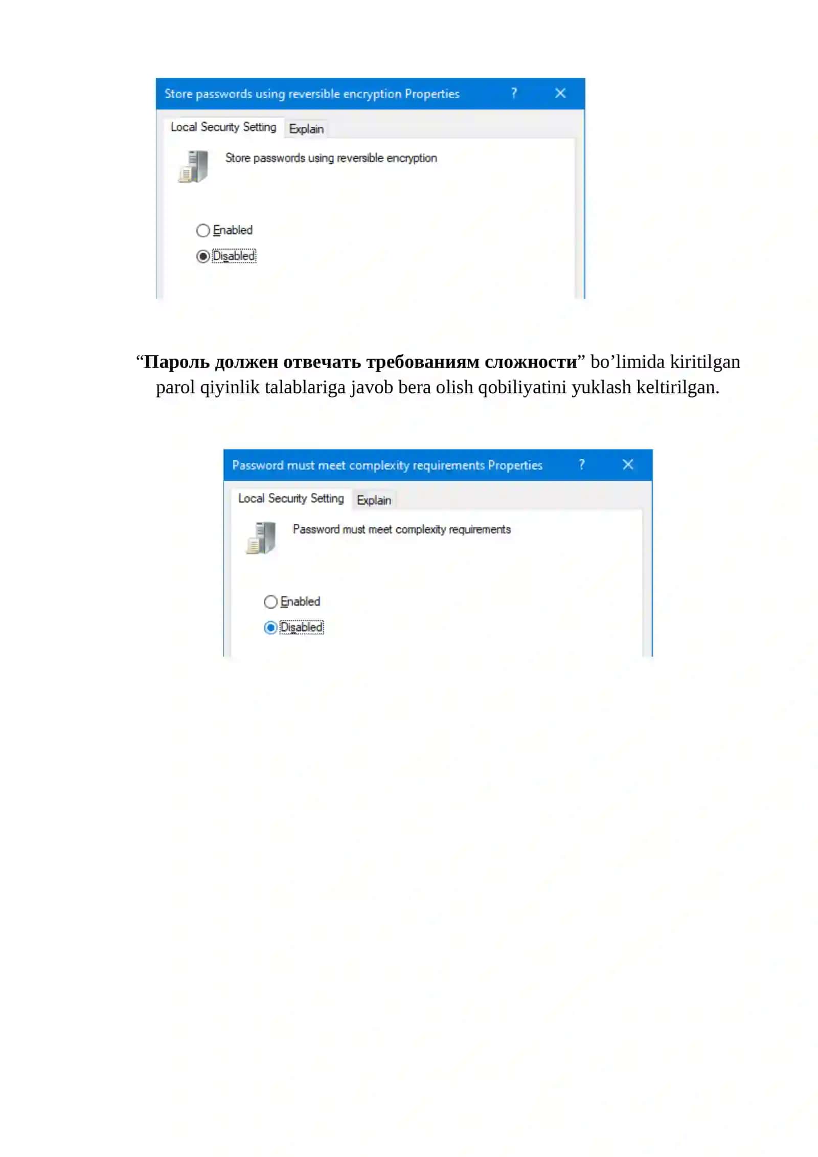 Parollar siyosati 4