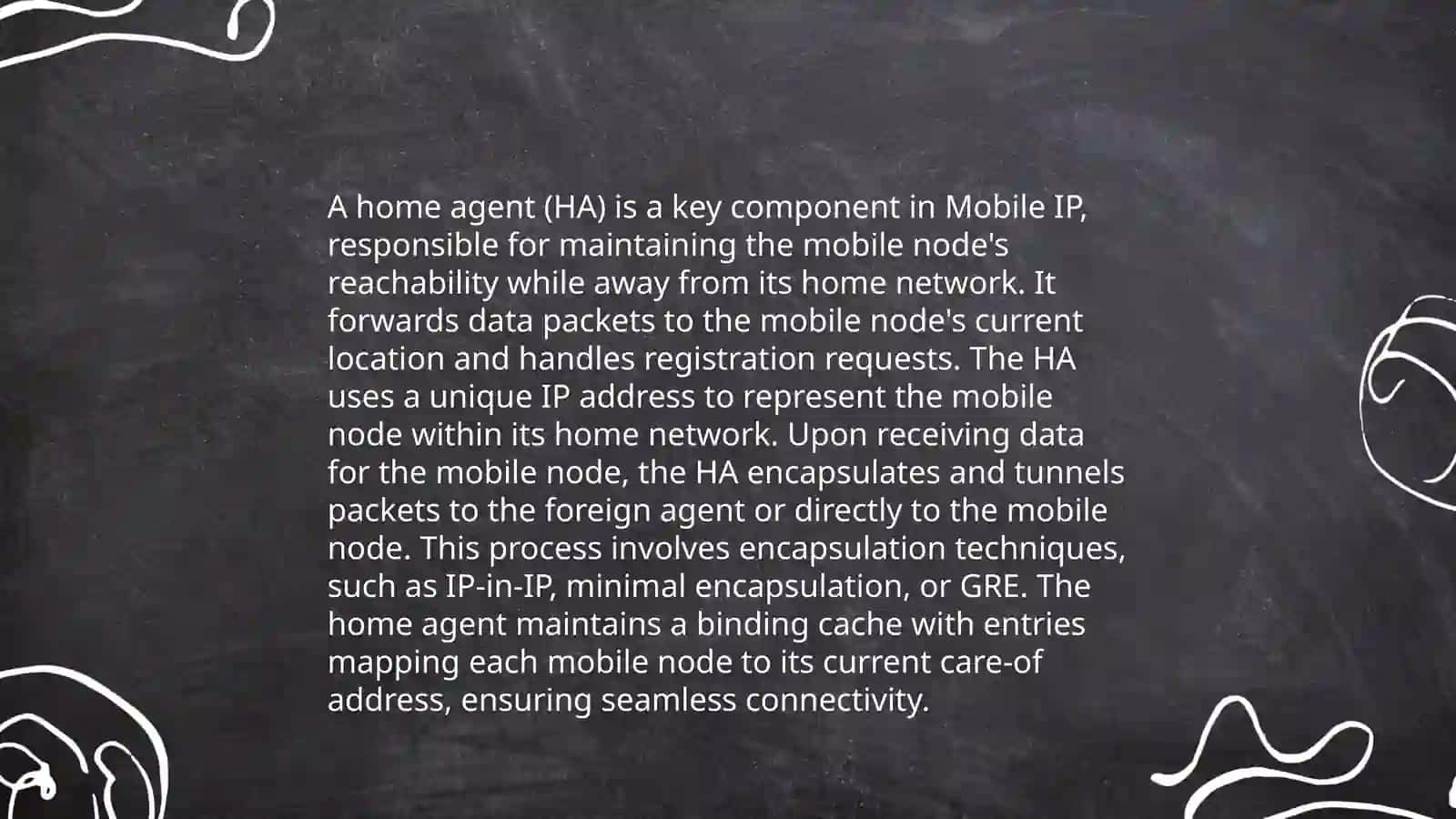 Features of mobile IP 4