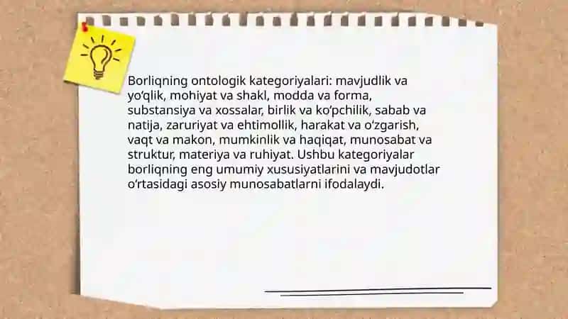 Borliq falsafasi 4
