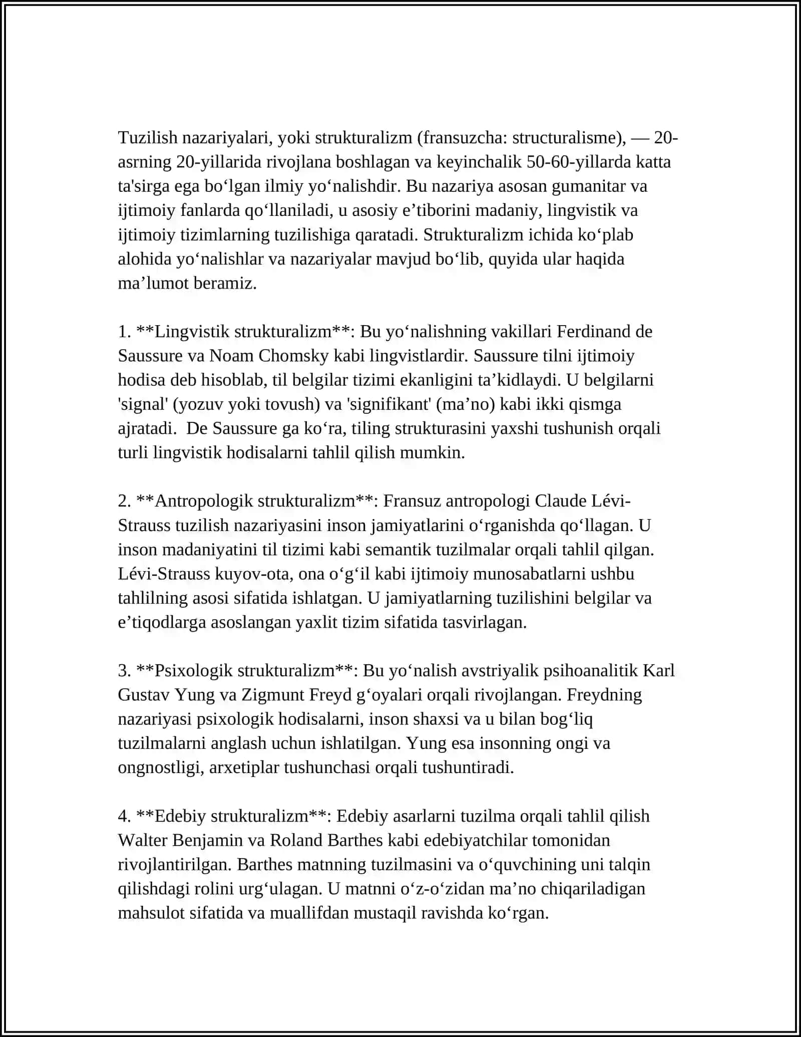 MUSTAQIL ISH Mavzu: ILDIZ TUZILISHI VA TURLARI 4