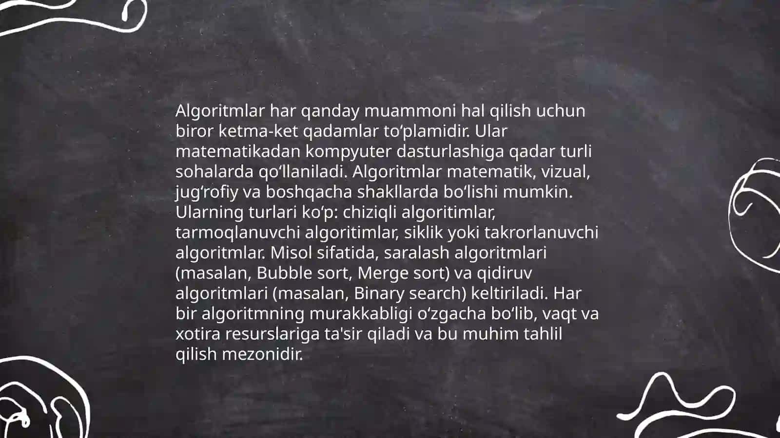 Algoritm tushunchasi va ulardan foydalanish. Algoritm va uning xossalari. Algoritm nazariyasiga asos solgan olimlar 4