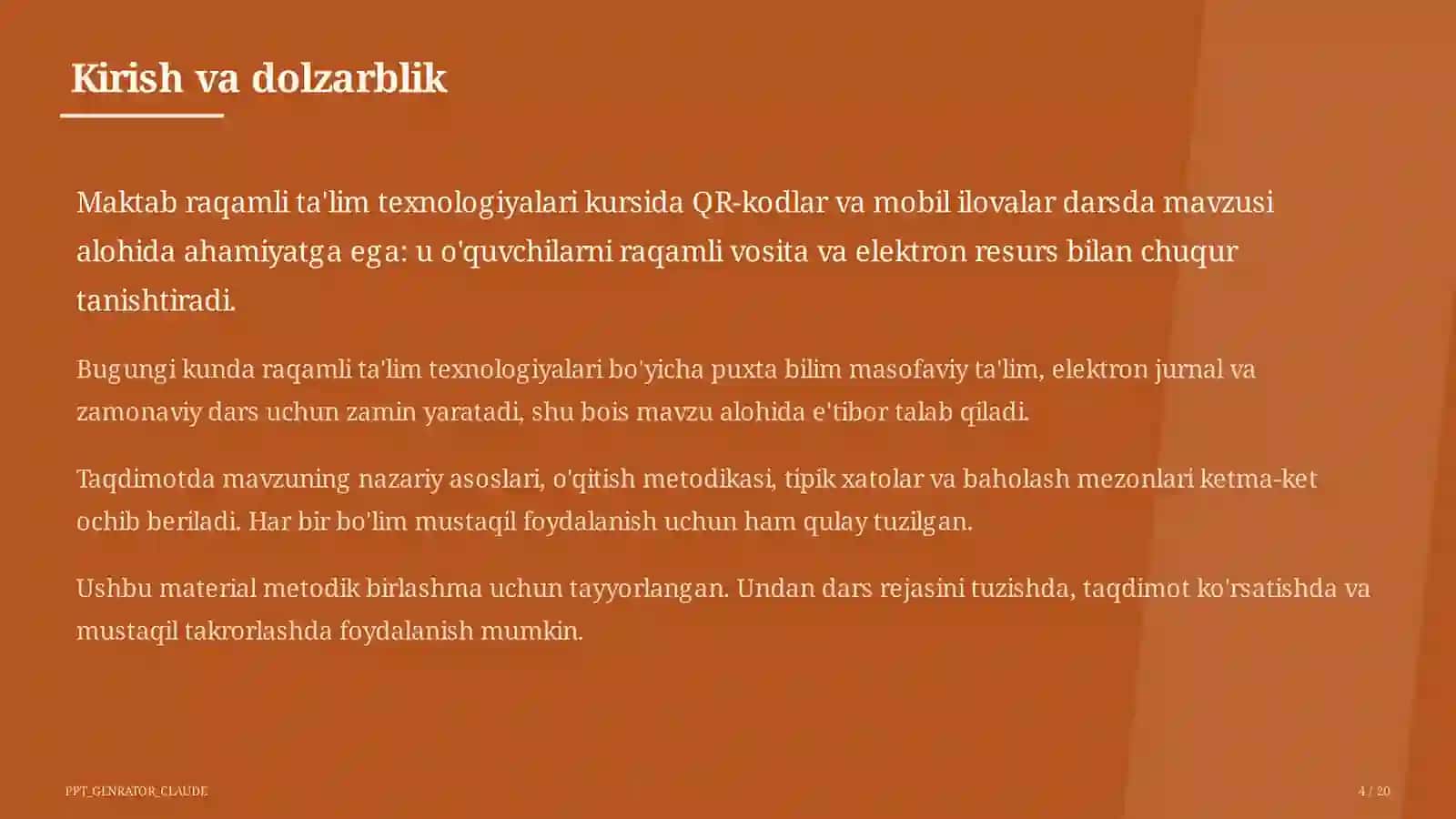 QR-kodlar va mobil ilovalar darsda 4