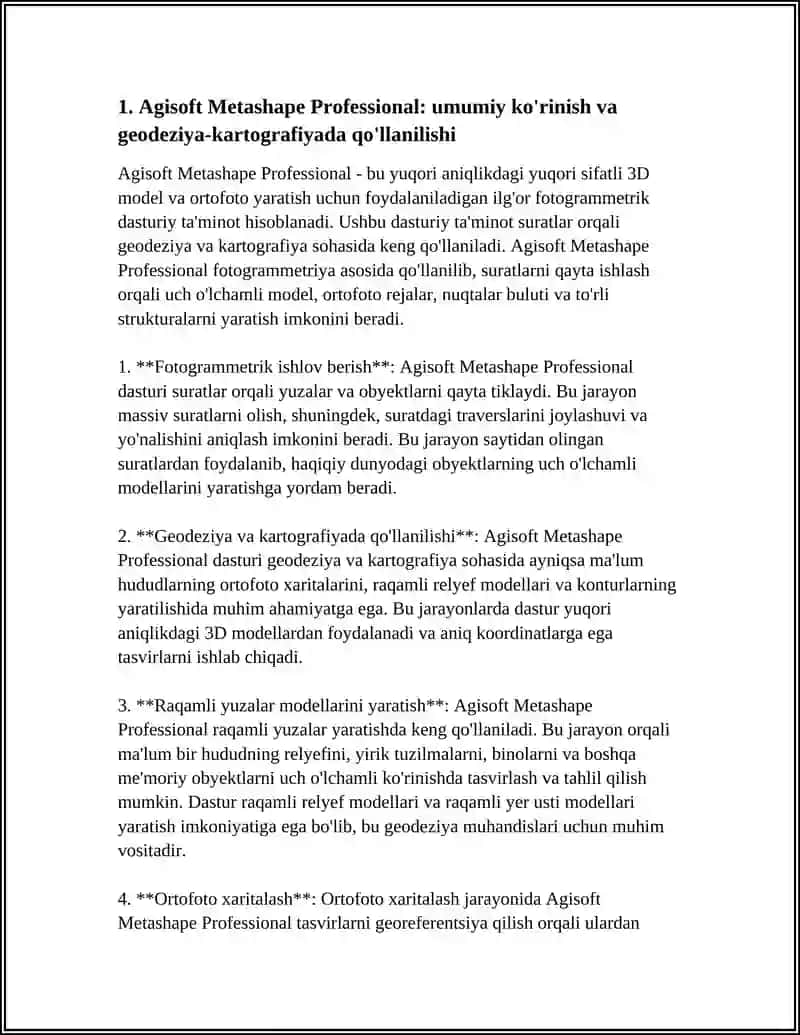 AGISOFT METASHAPE PROFESSIONAL 4