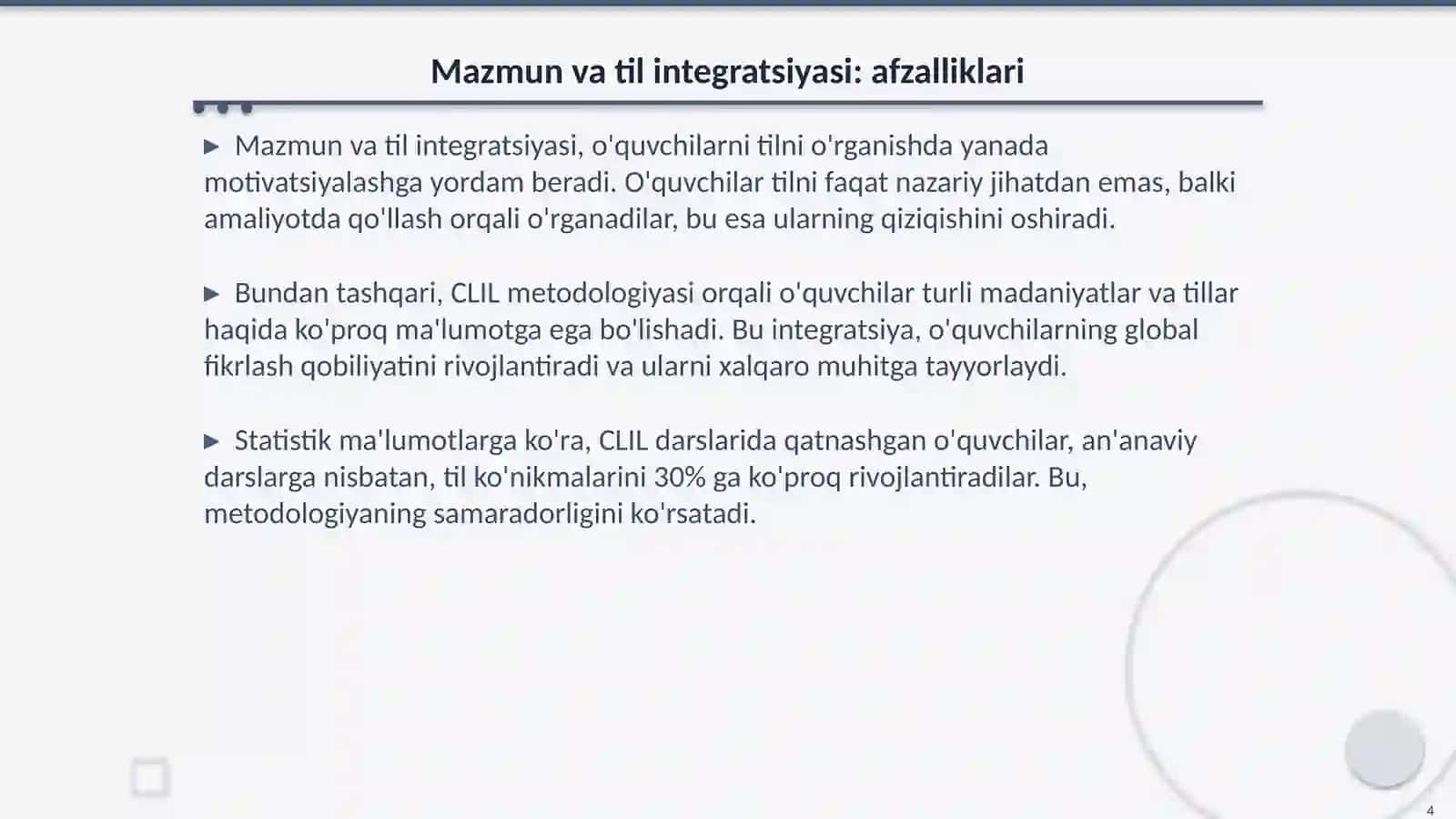 CLIL metodologiyasi 4
