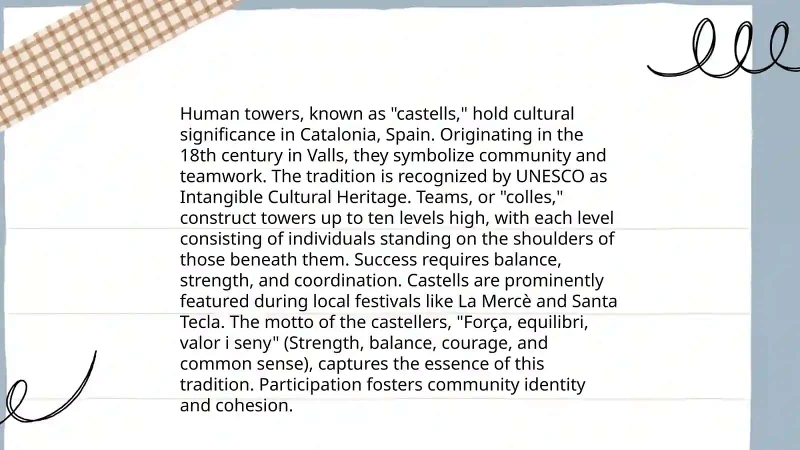Human Towers 4