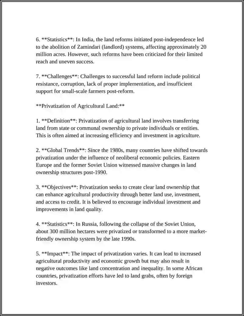Land Reform and Privatization of Agricultural Land 4