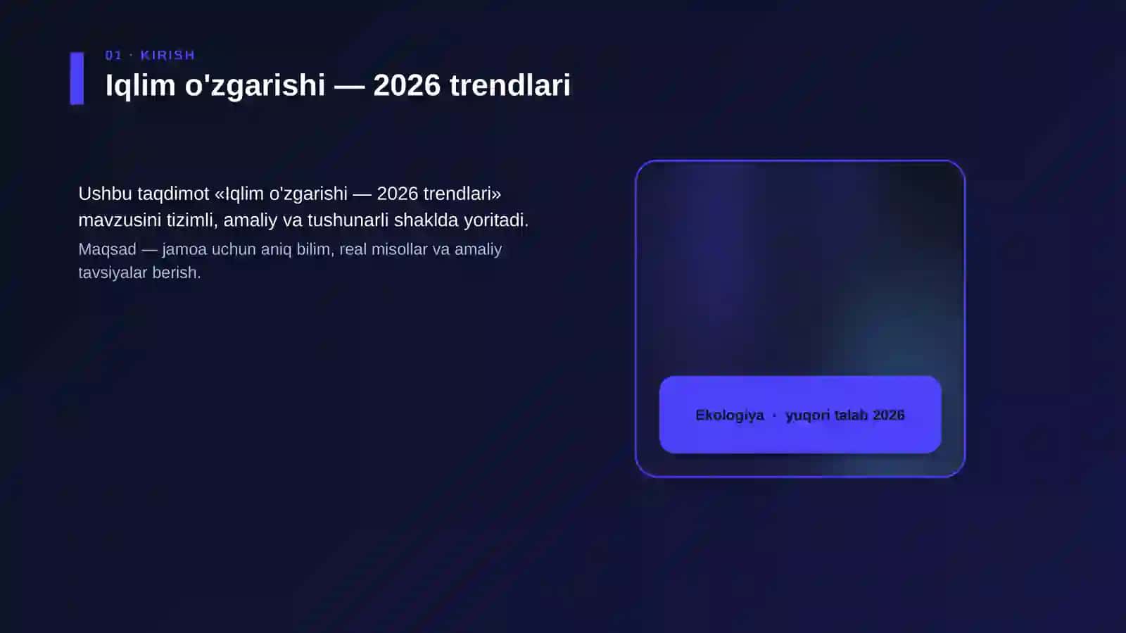 Iqlim o'zgarishi — 2026 trendlari 4