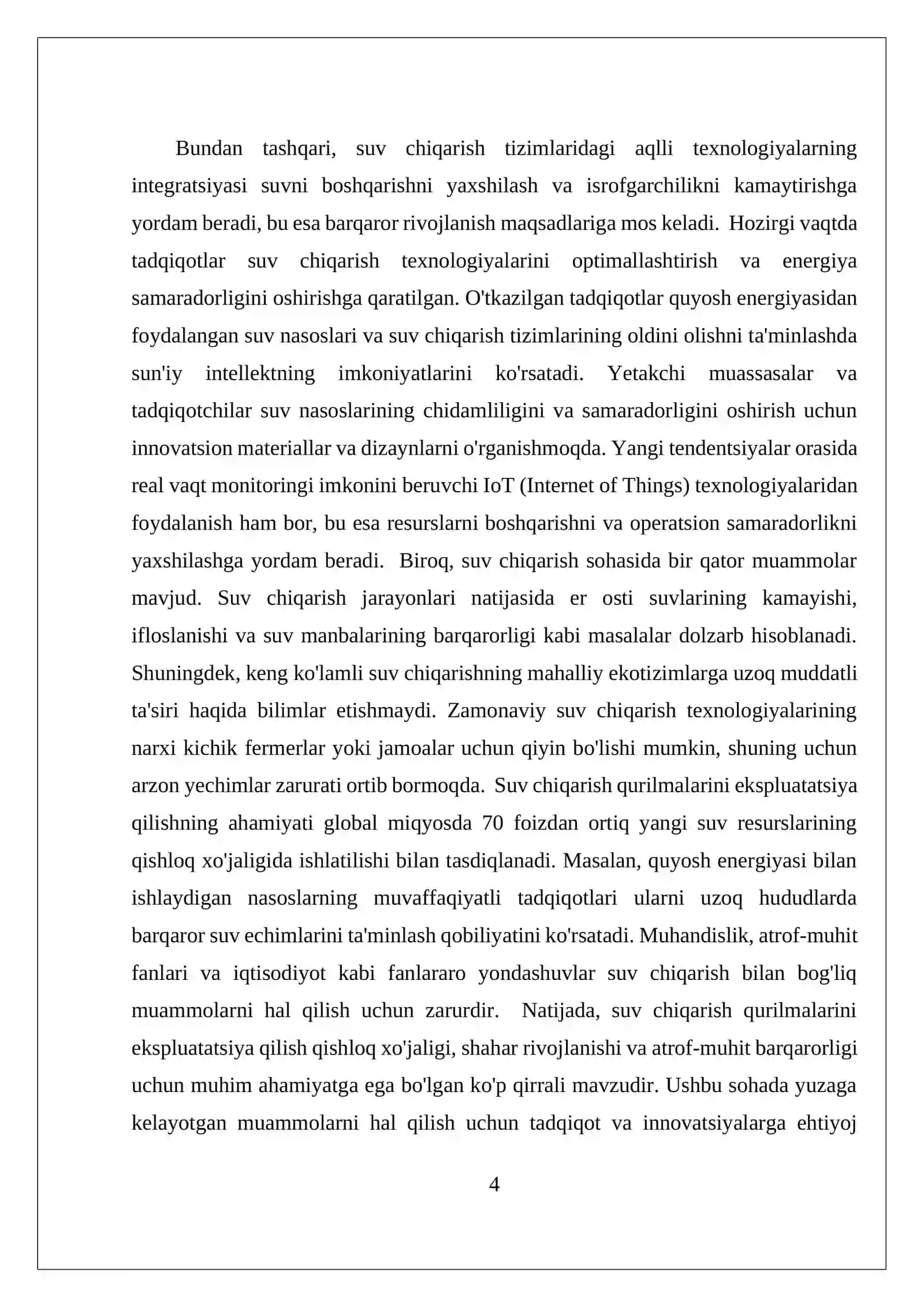 Suv chiqarish qurilmalarini ekspluatatsiya qilish 4