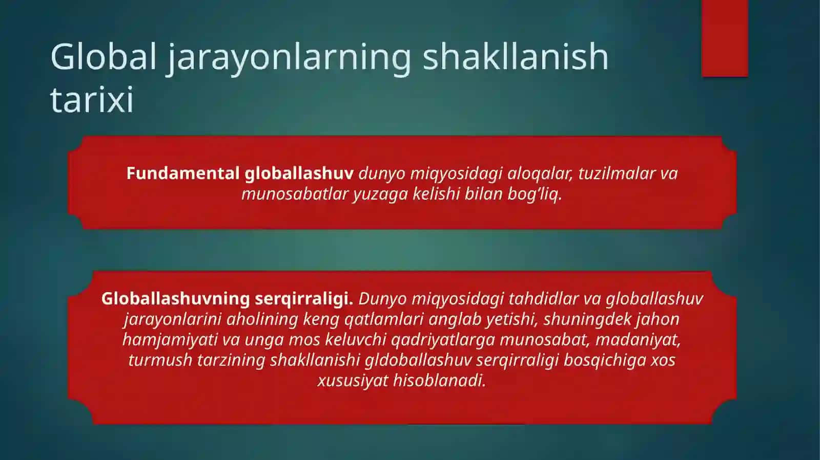 Globallashuv va barqaror taraqqiyot falsafasi 4