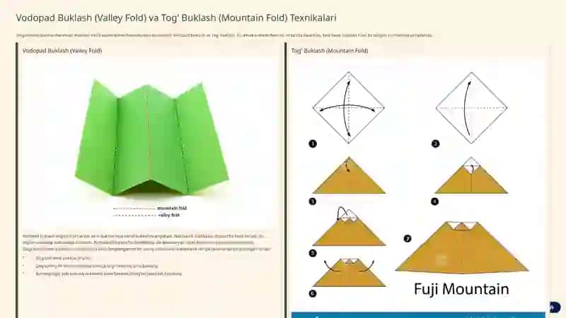 Asosiy Origami shakllari 4
